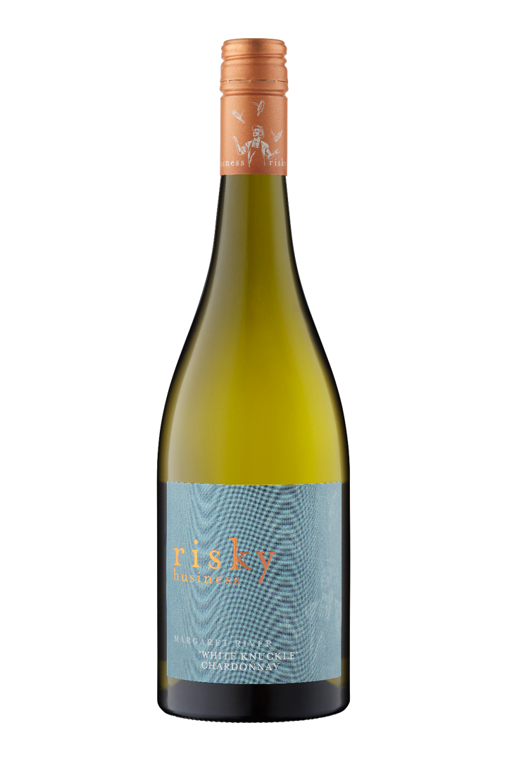 COMING SOON risky business White Knuckle Chardonnay